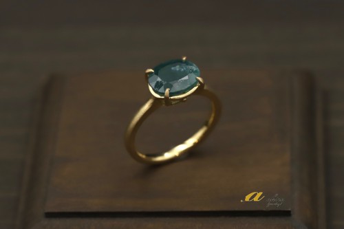 AKIRA jewelry Blog » Blog Archive » 天然石（グランディディエライト）の持ち込みによるオーダー