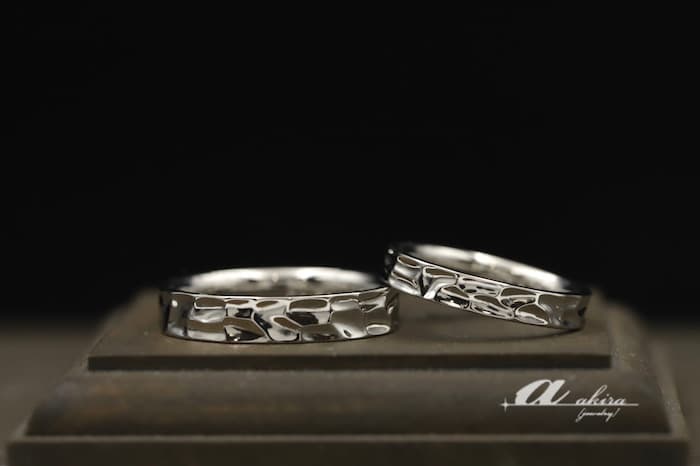 結婚20周年の磁器婚式に結婚指輪のオーダーメイド