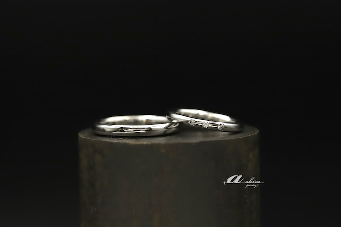 オーダーメイドの結婚指輪
鍛造の結婚指輪