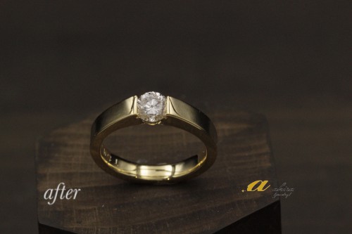 神奈川県からお越しのお客様婚約指輪のリフォーム