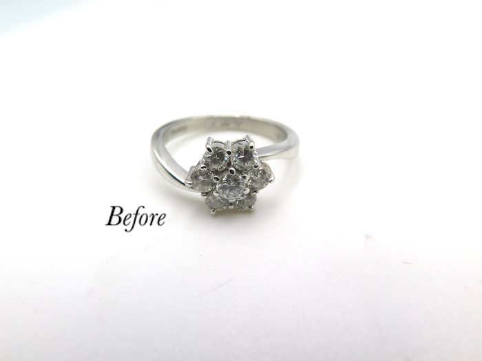 譲り受けたダイヤモンドリングを婚約指輪にリフォーム