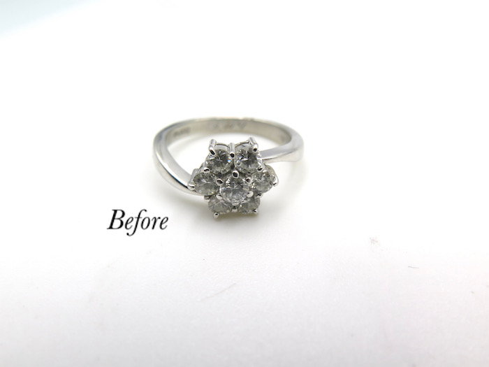 譲り受けたダイヤモンドリングを婚約指輪にリフォーム