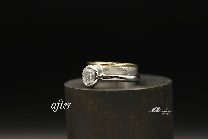 結婚指輪と婚約指輪のリフォームを致しました