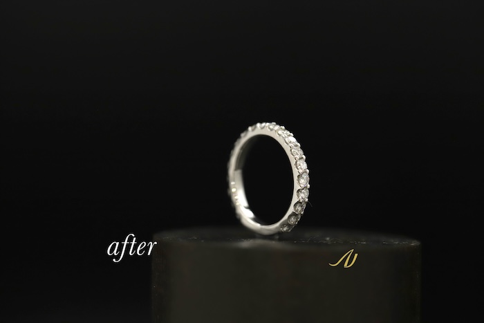 市原市からご来店、譲り受けたジュエリーを婚約指輪にリフォーム