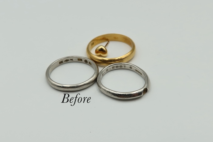 譲り受けた結婚指輪を鍛造製法で新しい形に