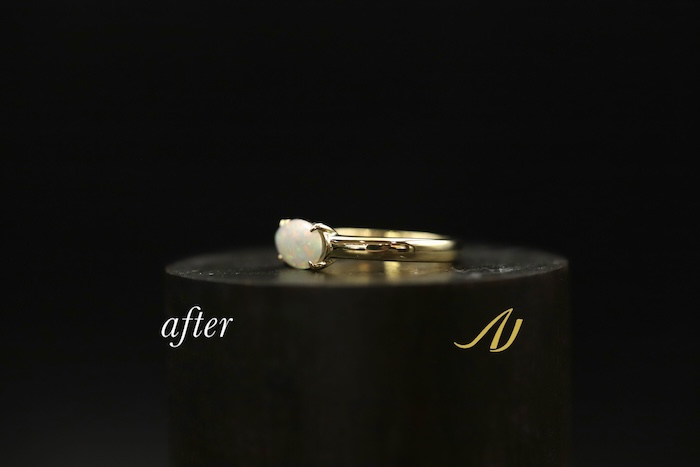 形見のオパールリングをリメイクいたしました