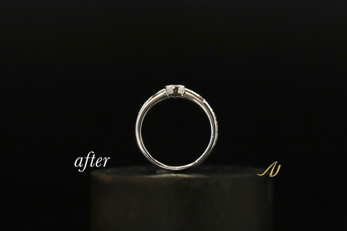 【千葉市】婚約指輪リフォーム｜立て爪とセットリングを普段使いしやすい1本のリングへ